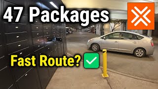 How I Handled 47 Packages in 3.5 Hours | Amazon Flex Route Breakdown