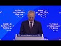 China's Vice Premier Liu He speaks at the World Economic Forum in Davos