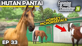 STARTING MOZZARELLA PRODUCTION & MORE HORSES | Farming Simulator 25 - Hutan Pantai | Episode 33