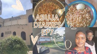 ABUJA DIARIES EP7// WORKING // A VISIT TO UNIABUJA// JUMMAT PRAYERS + LOTS OF FOOD + NEW HAIR