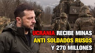 EE.UU. envía MINAS EXPLOSIVAS anti-militares a Ucrania en nueva ayuda militar de 270 millones.