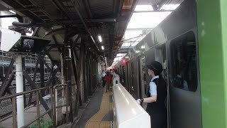 【ホームドア設置後】山手線鶯谷駅での車掌動作１