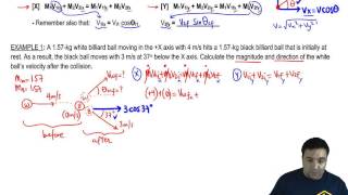 2D Collisions Example 1