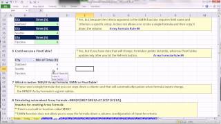 Ctrl + Shift + Enter: Excel Array Formulas #03: Comparative Array Operations, & Alternatives