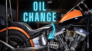 Harley Davidson EVO Softail: Oil Change Tutorial