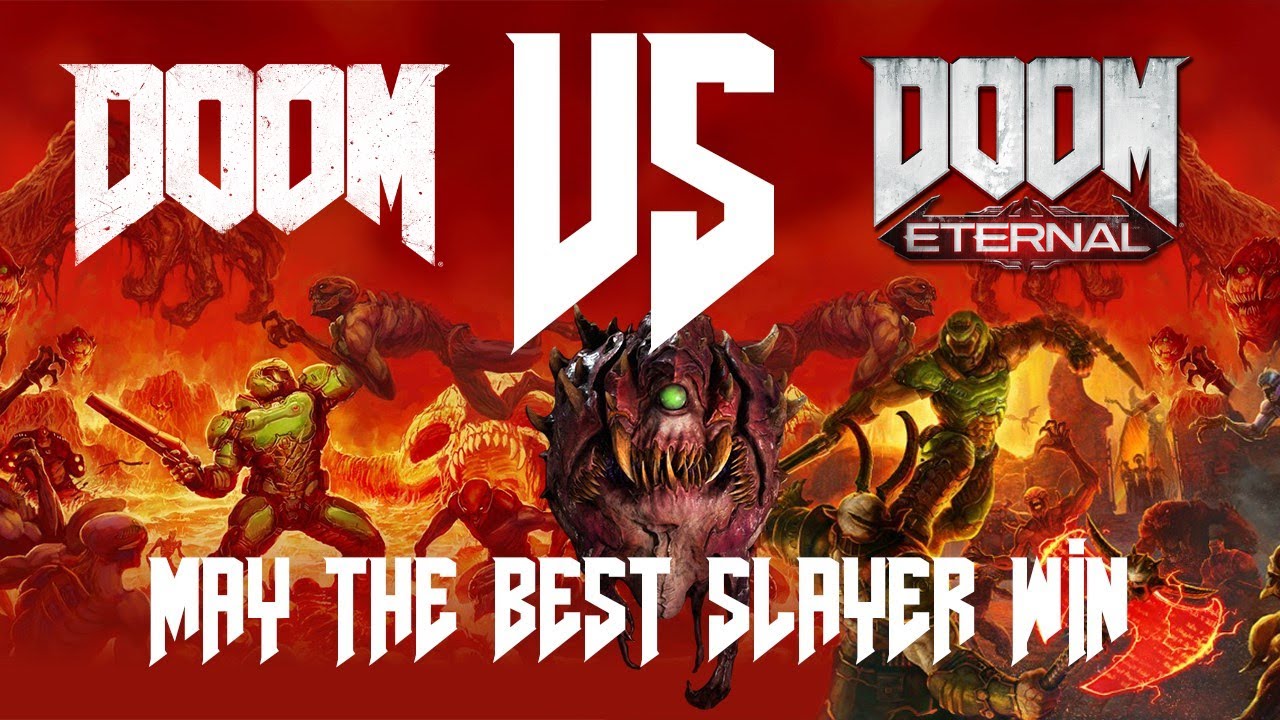 Doom 2016 VS Doom Eternal, May The Best Doom Slayer Win - YouTube