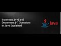 Increment(++) and Decrement Operator in Java Explained #java #javadeveloper #coding