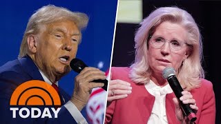 Donald Trump attacks Liz Cheney using violent language