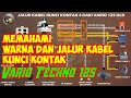 Memahami jalur dan warna kabel Kunci kontak Vario Techno 125 PGM FI || Kelistrikan sepeda motor164