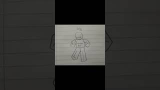How to draw NOOB 01 friend!!! #robloxshorts #roblox #robloxart #art #robloxchara