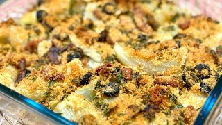 Finocchi gratinati al forno con acciughe | Ricetta per un contorno leggero ma super sfizioso