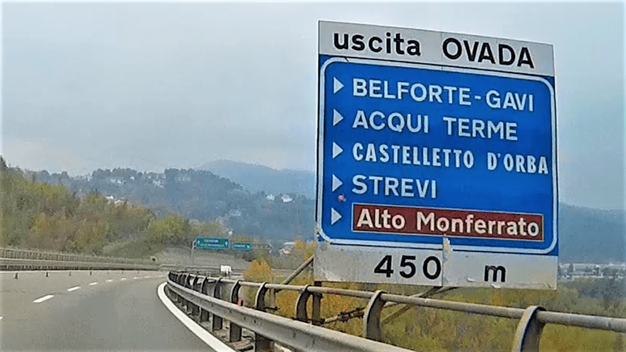 Autostrada A26 Dall'area Di Sosta Tagliolo Ovest All'area Sosta Betulle ...