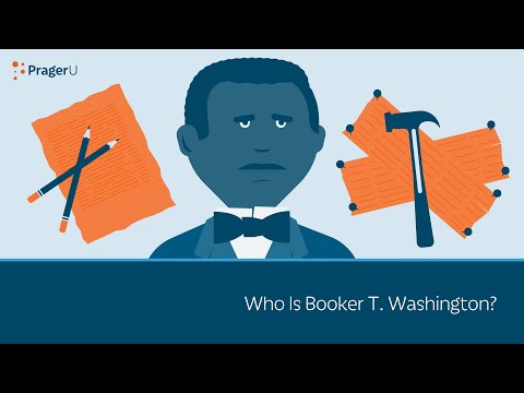 What did Booker T Washington do as a slave?