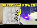 What Laser Cut Speed and Power Settings to use