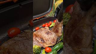 Juicy veal steak. Delicious and healthy. With vegetables. Full video on our YouTube channel...#stake