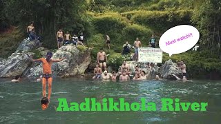 Aadhikhola River || Best place for swimming in syangja,waling || Must watch || S.K.G VLOGS ||