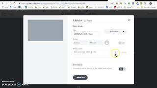 How to publish an Adobe Spark