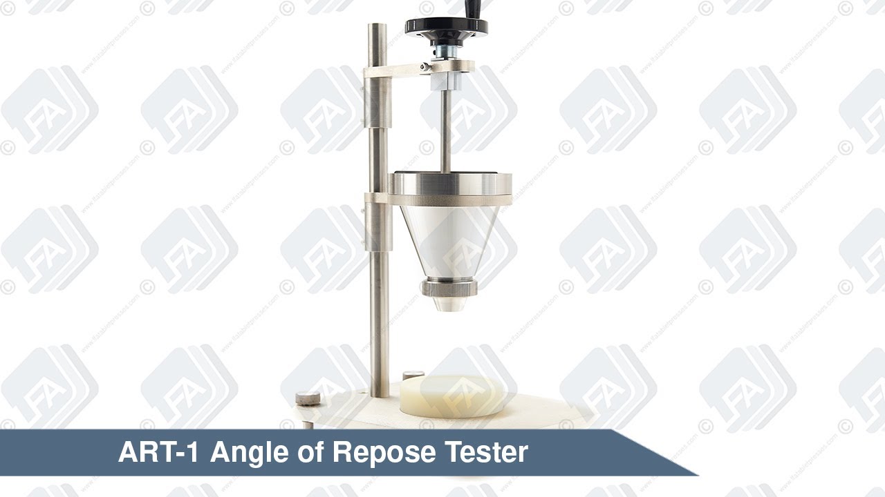 ART-1 Angle Of Repose Tester | LFA Machines - YouTube