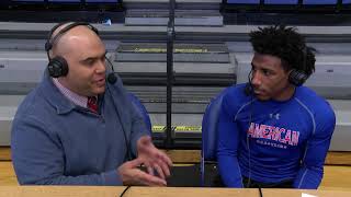 @AU_Wrestling Post Match Interview - Kizhan Clarke