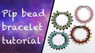 How to make a pip bead kumihimo bracelet