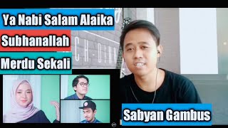 Nisa SABYAN-YA NABI SALAM ALAYKA [ COVER ] Reaksi Indonesia