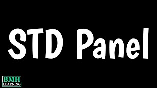 STD Panel Test | Diagnosis Of STDs | CausesOf STDs | STD Screening | Syphilis Test |