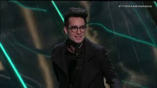 Brendon Presenting The Best Score Music At The 2018 Game Awards