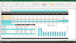 Excel Budget Template - Buy from https://premiumexcel.etsy.com
