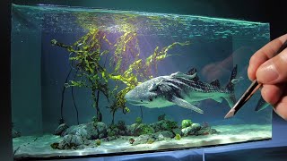 How to make Whale shark and kelp forest diorama | Resin Art | Polymer Clay | RAYCLAY