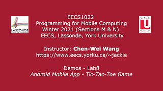 [HD] EECS1022 W21 - Demos - Lab8