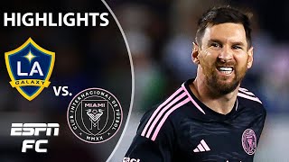 🚨 LATE HEROICS BY MESSI 🚨 LA Galaxy vs. Inter Miami | Full Game Highlights