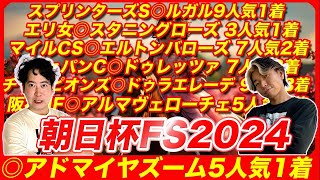 【朝日杯FS2024】◎アドマイヤズーム5人気1着で衝撃の6週連続G1的中達成！