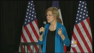 Elizabeth Warren Arrives In Iowa For First Visit As 2020 Presidential Candidate