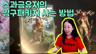 [송소희티비] 리니지W 소과금유저 영구컬랙션 패키지 사는 방법 그래도 데이미아의 패키지는 무족건 사야해天堂W 조우6섭