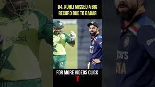 Virat Kohli Missed A Massive Record Because Of Babar Azam | GBB Cricket
