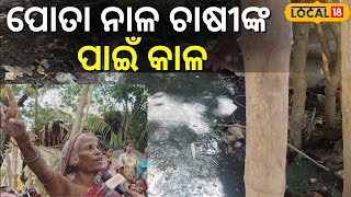 ପୋତା ନାଳ ଚାଷୀଙ୍କ ପାଇଁ କାଳ... । Cuttack। Mahanga। Odisha । Odisha Govt। #local18