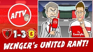 😠WENGER's EPIC UNITED RANT!😠 Arsenal vs Man Utd 1-3 (FA Cup 2019 Parody Goals Highlights)