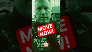 MOVE NOW!🚨🤡 #dhs #police #cops #bayarea #video #trending #transparency #freedom #angry #shorts
