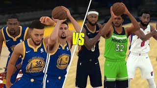 Can A Team Of Centers Beat The Golden State Warriors? NBA 2K18 Challenge!