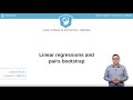 Python Tutorial : Linear regressions and pairs bootstrap