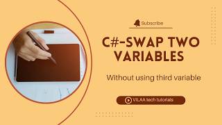 C# - Swap two variables without using third variable.