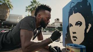 Tysen Knight Paints Pop Urban Art in Palm Springs