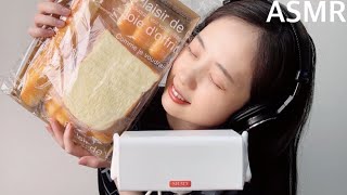 ASMR 視聴者様から届いたスクイーズでペタペタもちもちする音🥺🍞 / Squishy tapping sound