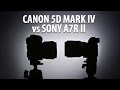 Canon 5D Mark IV vs Sony A7R II