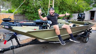 Revealing My RARE JetPOWERED River Treasure Boat!! (Googansquad GIFT!!)