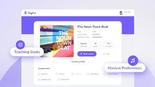 Best EdTech Product Demo Example | Singit.ai Generative Music Platform | 2D Animation