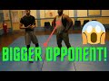 AN EASY TAKEDOWN against BIGGER OPPONENTS