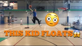 This kid FLOATS....