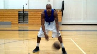 Double-Behind One-Hand-Under Ball Handling Drill | Dre Baldwin