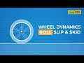 WHEEL DYNAMICS | ROLL vs SLIP vs SKID | ISIEINDIA